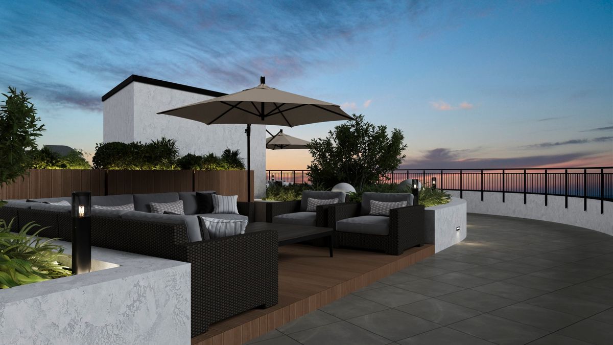 Лаунж-зона на крыше