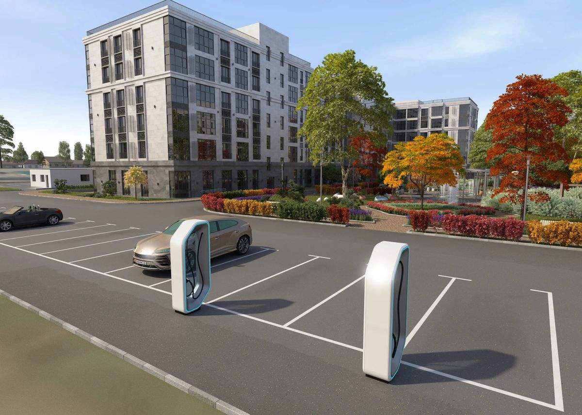 Паркинг и зарядки для электромобилей