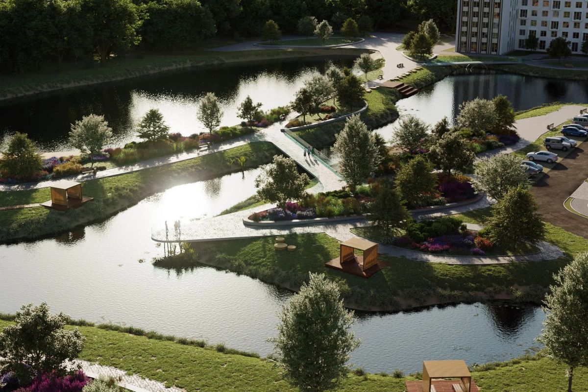 Зеленая набережная