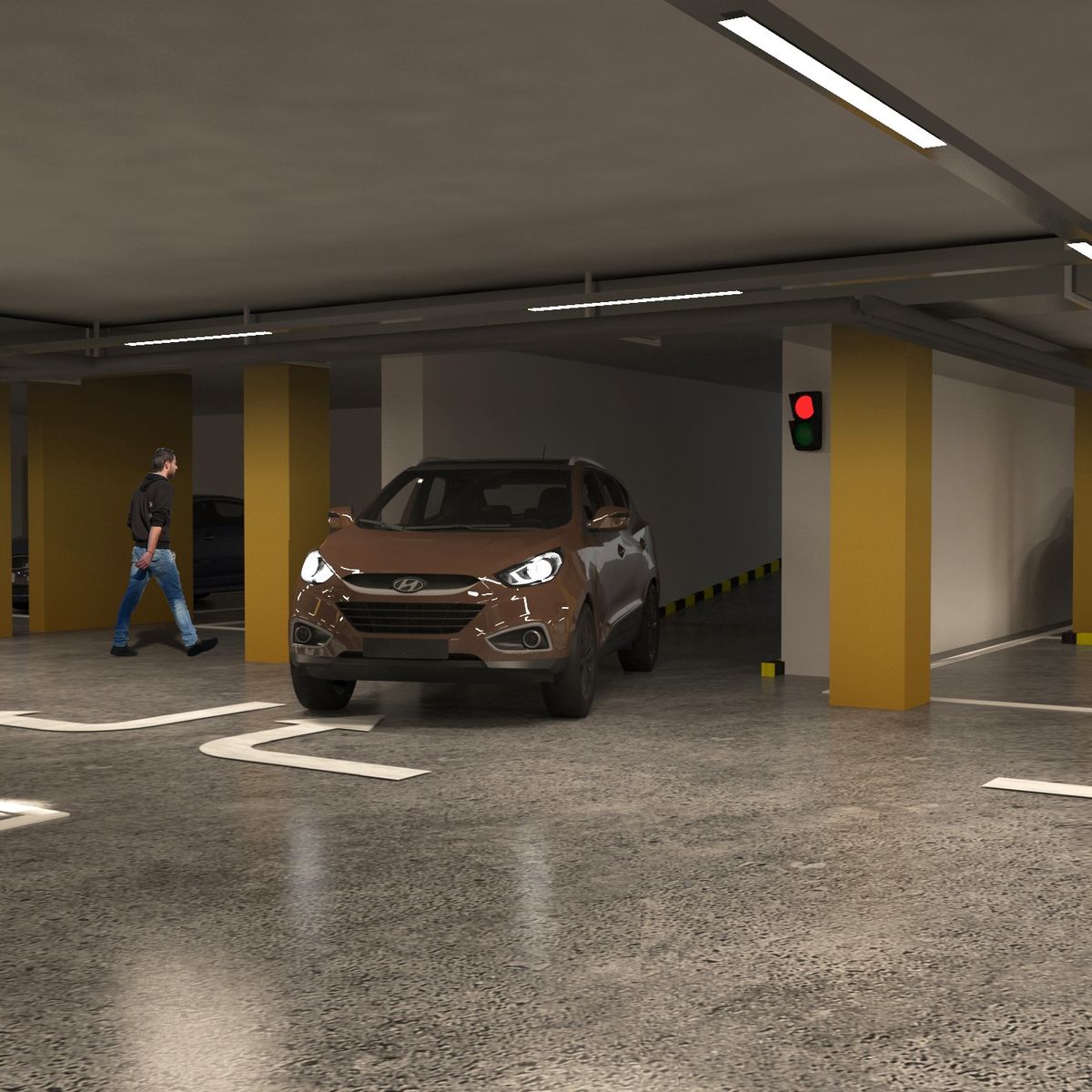 Подземный паркинг