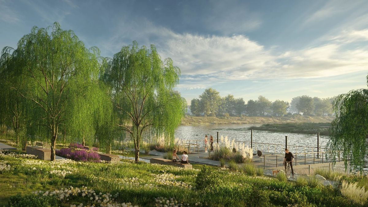 Благоустроенная набережная