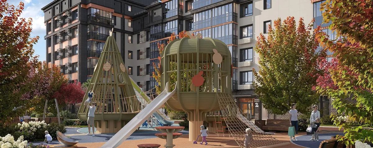 Благоустроенные дворы