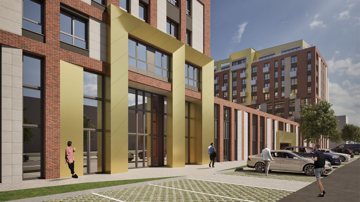 Коммерческие помещения с витражным остеклением