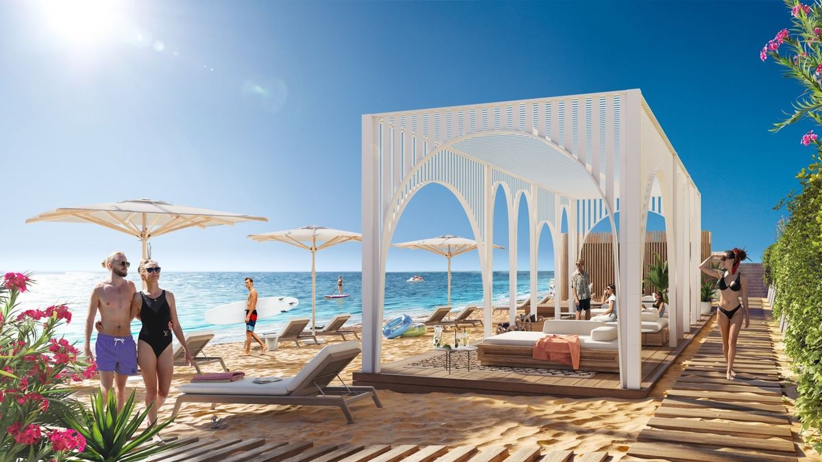 Собственный пляж