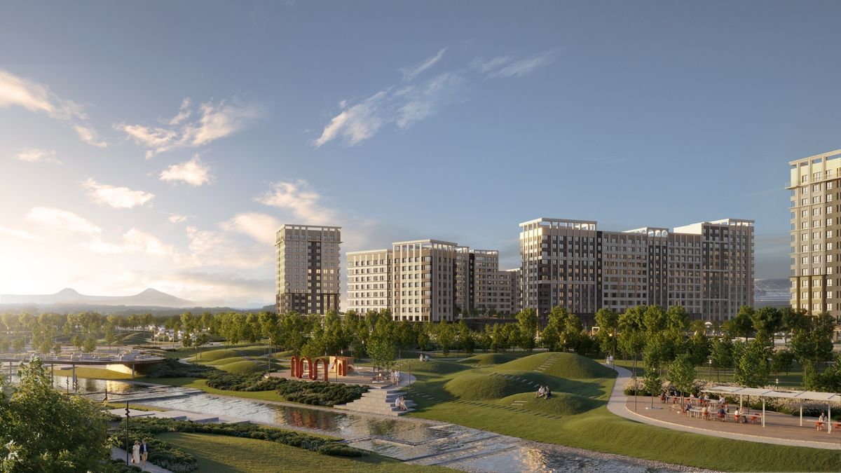 Город, окруженный природой