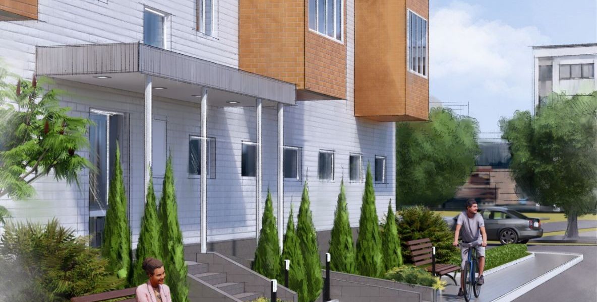 Вход в&nbsp;подъезд