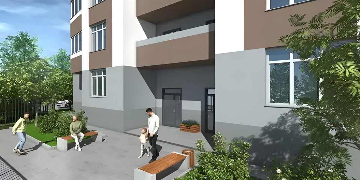 Вход в&nbsp;подъезд