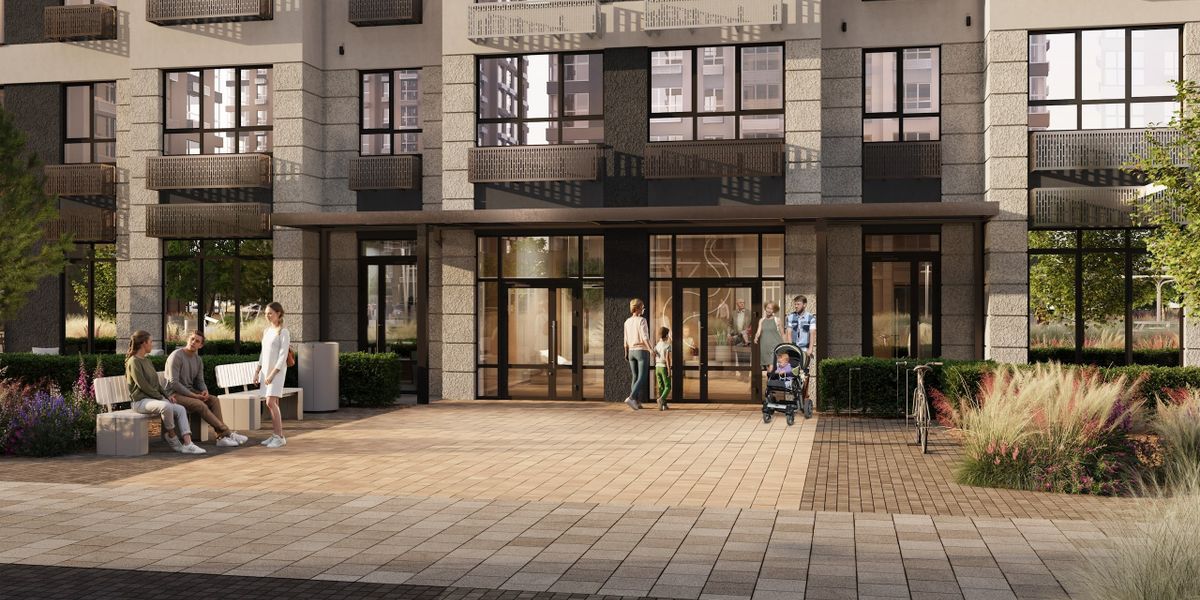 Вход в&nbsp;подъезд