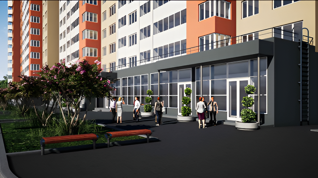 Вход в&nbsp;подъезд