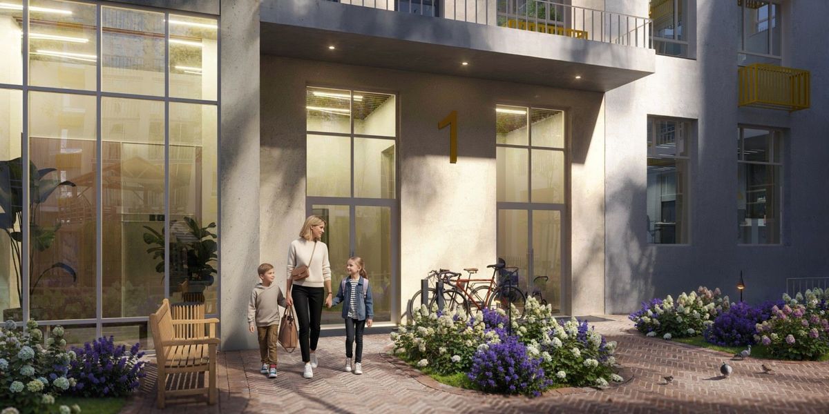 Вход в&nbsp;подъезд