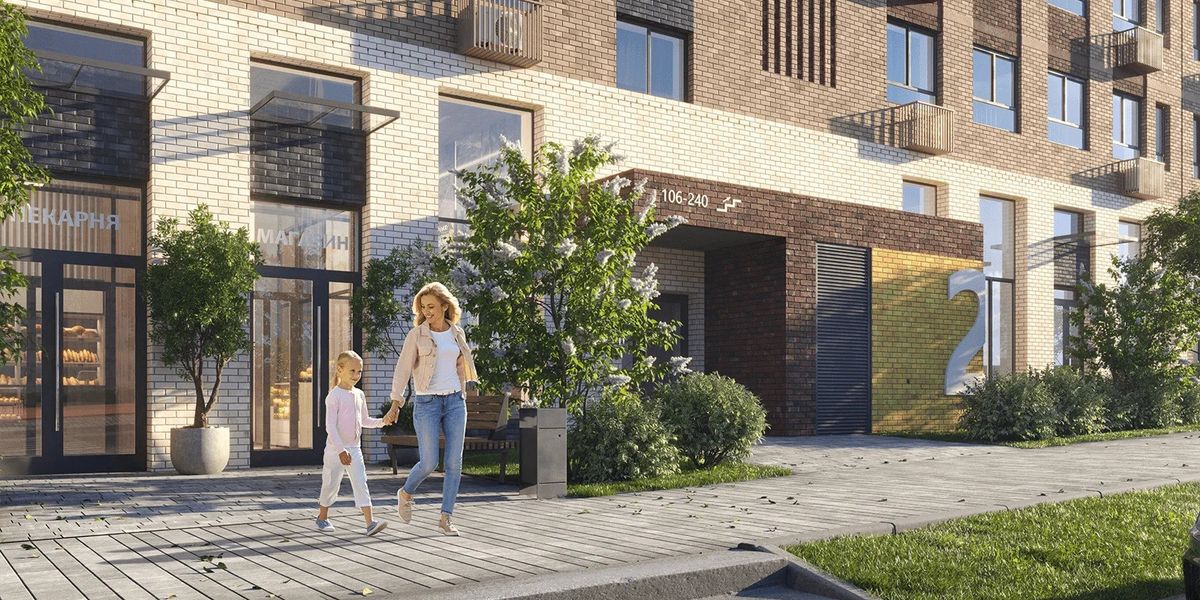 Вход в&nbsp;подъезд