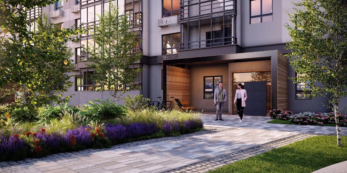 Вход в&nbsp;подъезд