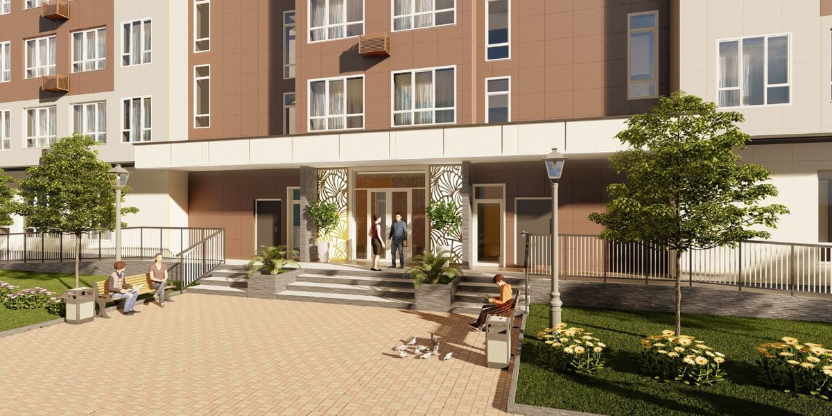 Вход в&nbsp;подъезд