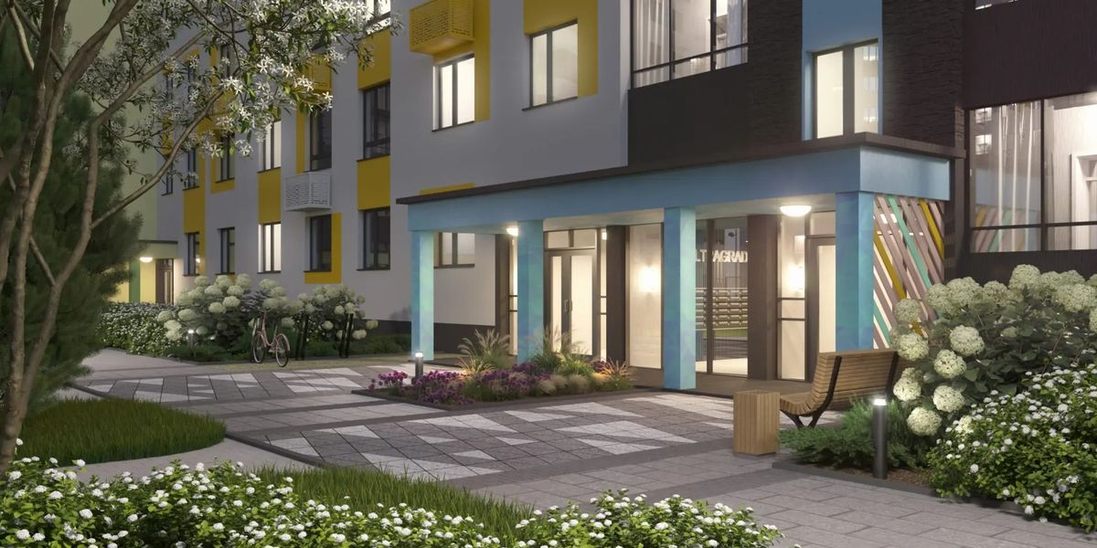 Вход в&nbsp;подъезд