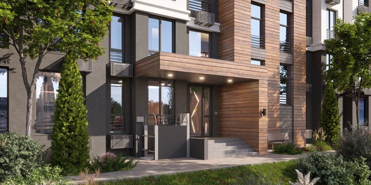 Вход в&nbsp;подъезд