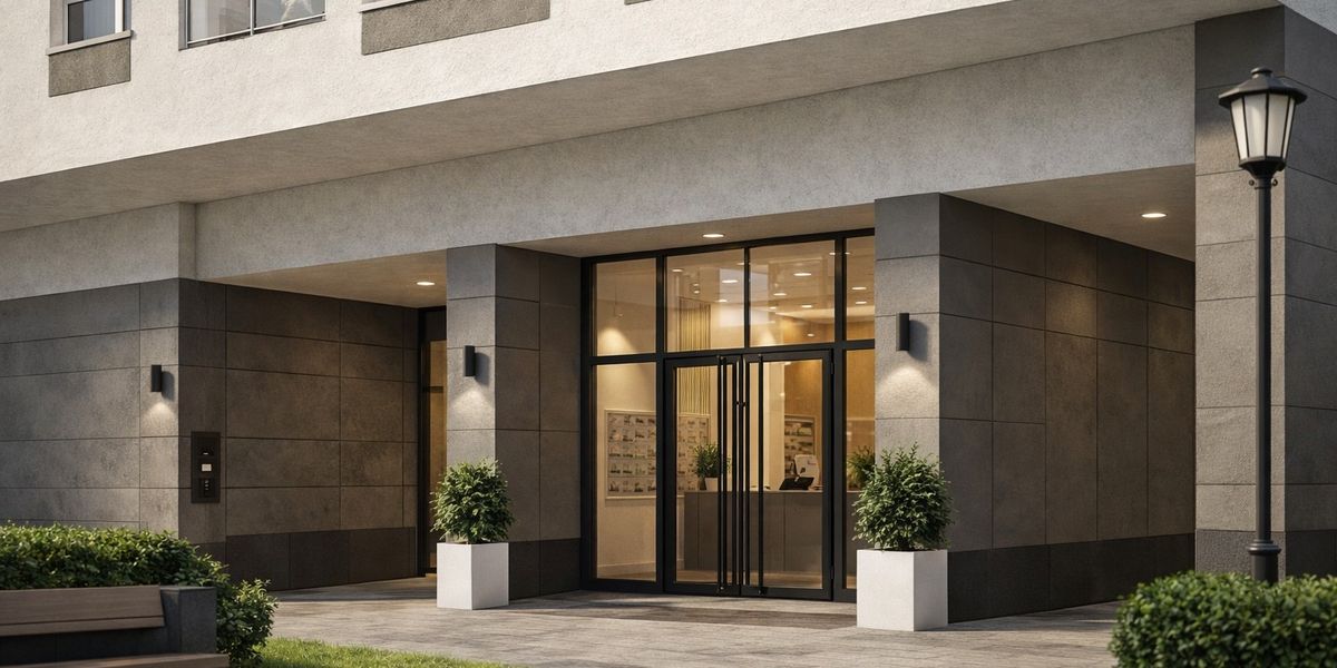 Вход в&nbsp;подъезд