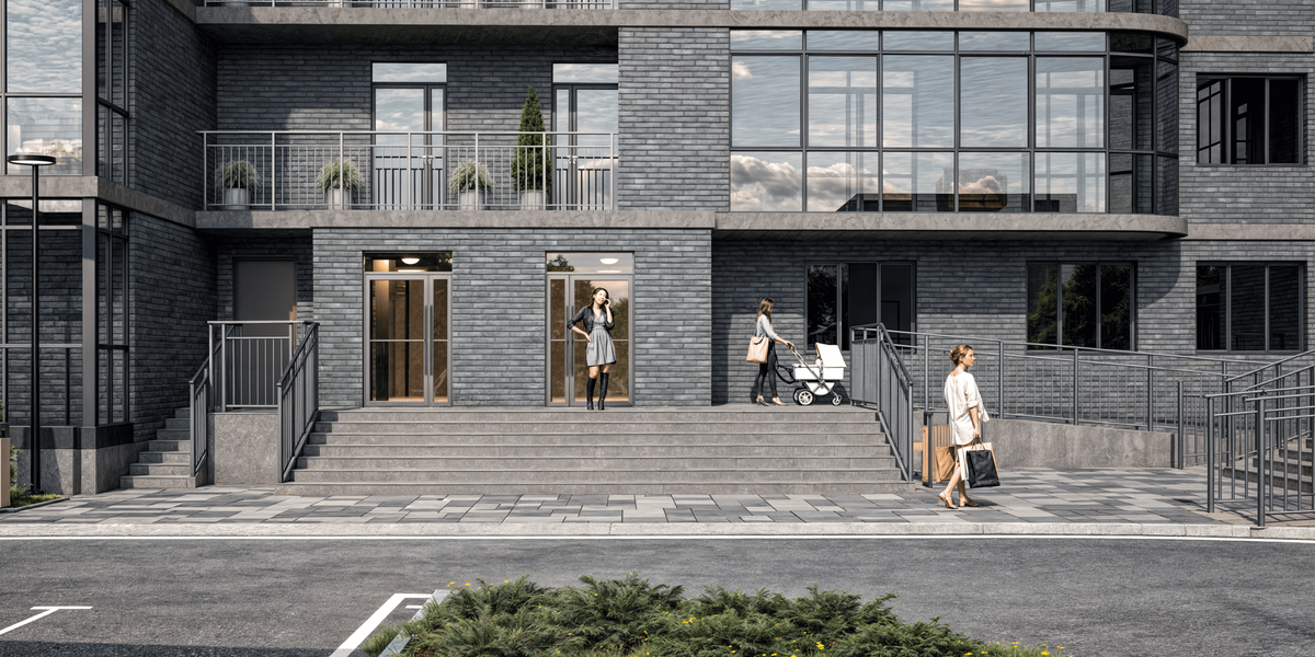 Вход в&nbsp;подъезд