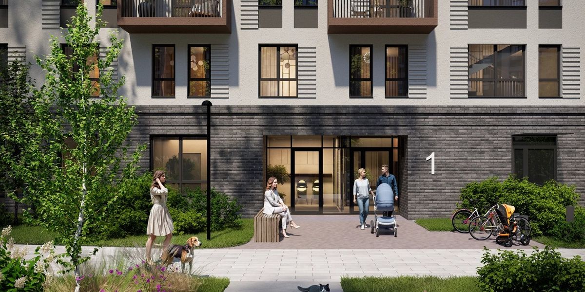 Вход в&nbsp;подъезд