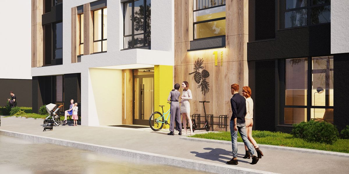 Вход в&nbsp;подъезд