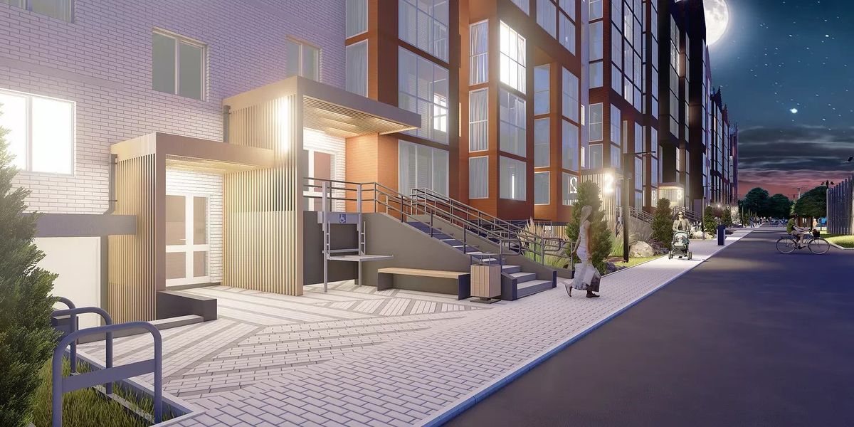 Вход в&nbsp;подъезд