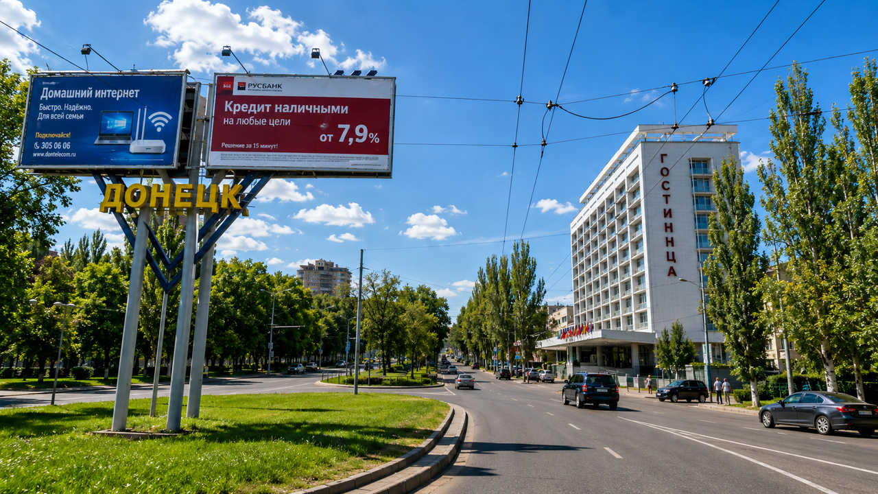 Донецк, бульвар Шевченко (генерация)