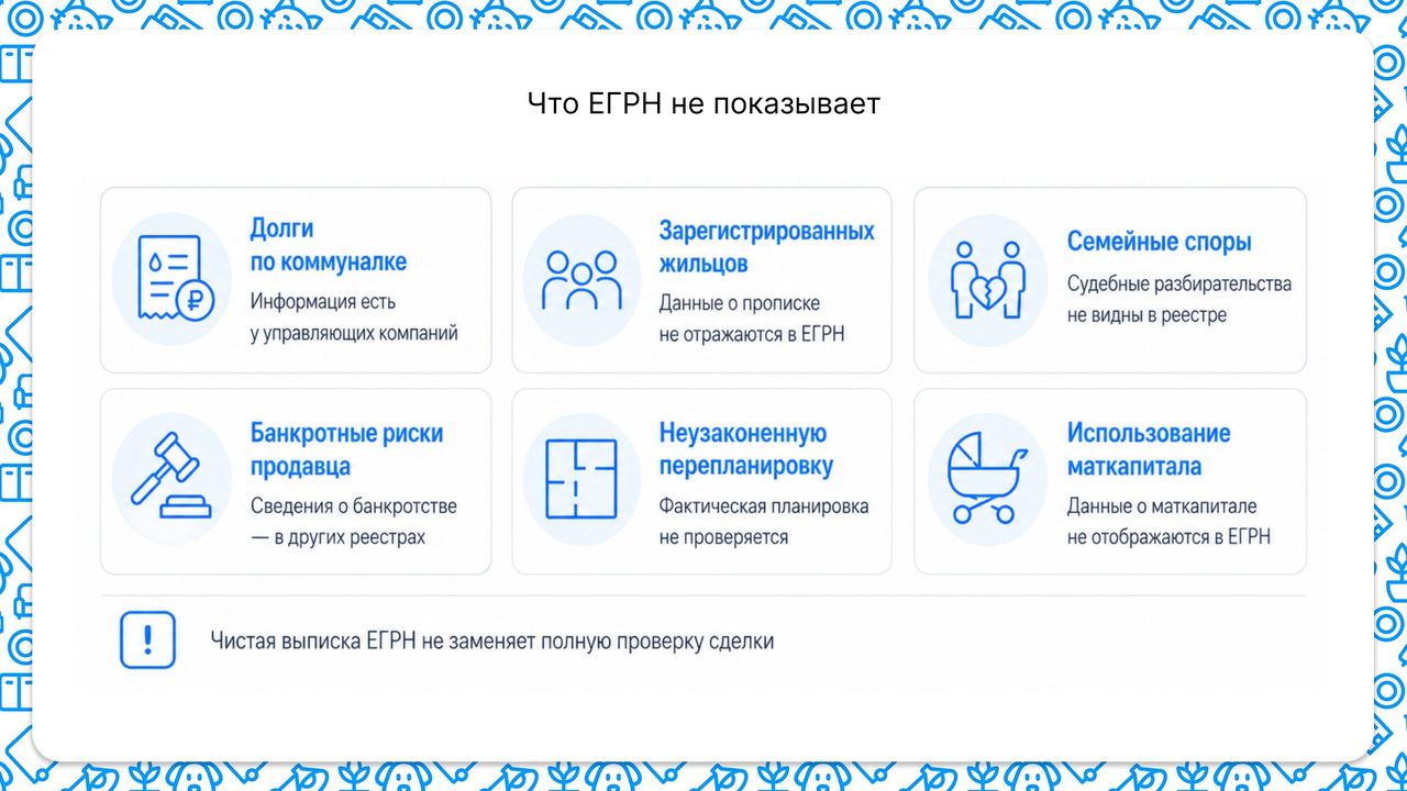 Что ЕГРН не показывает