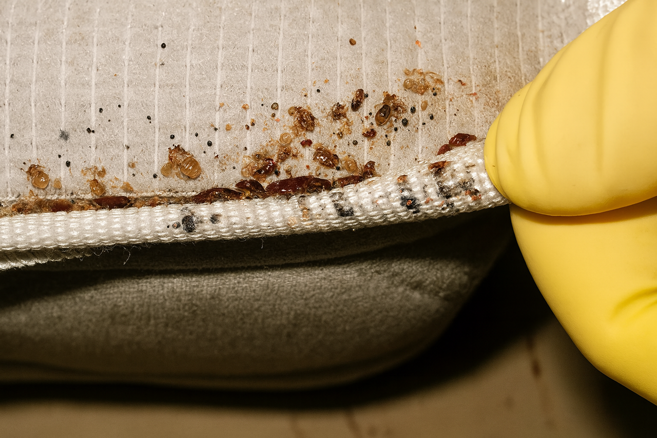 Матрас на котором постельные клопы