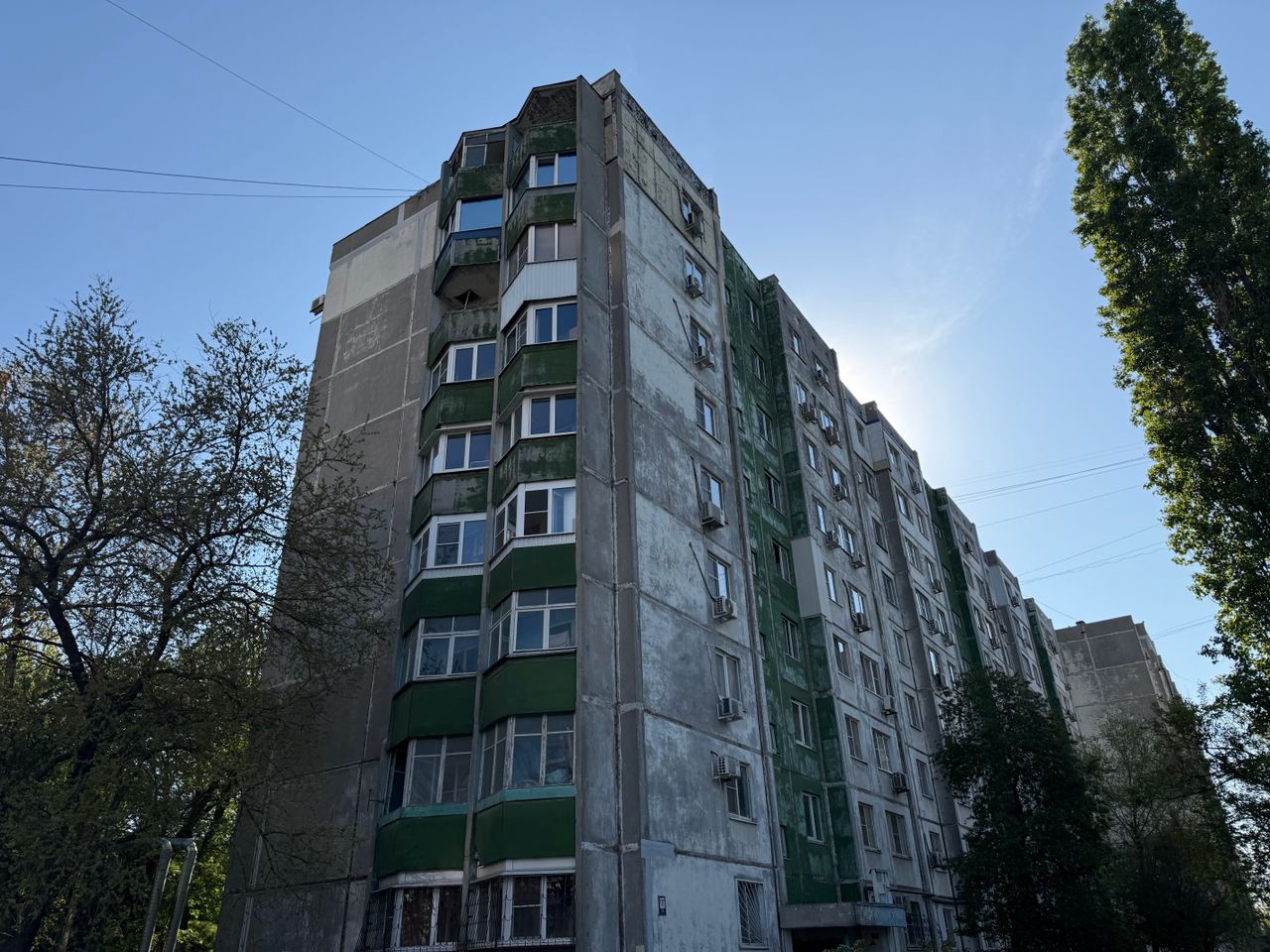 Пример попытки утеплить жилье на последнем этаже, панельное здание по ул. Шеболдаева, Ростов-на-Дону