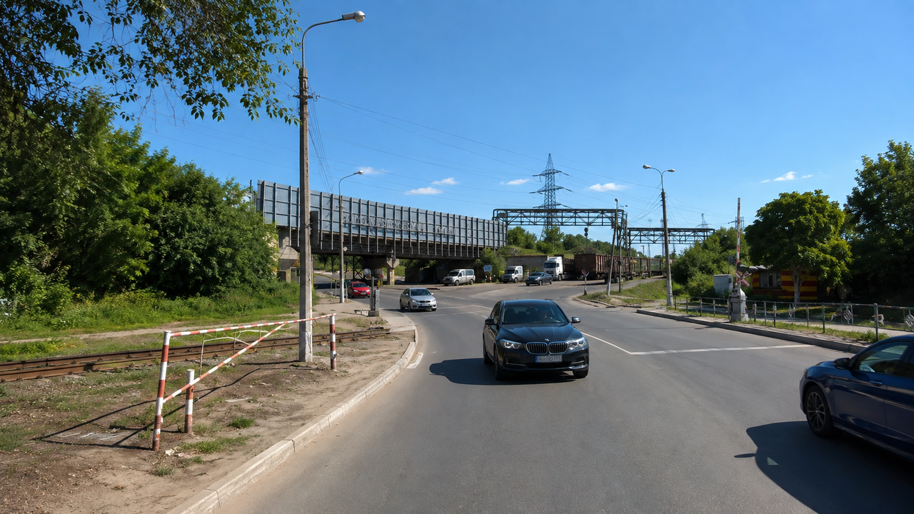 Донецк, улица Куприна, граница с Буденновским районом (генерация)