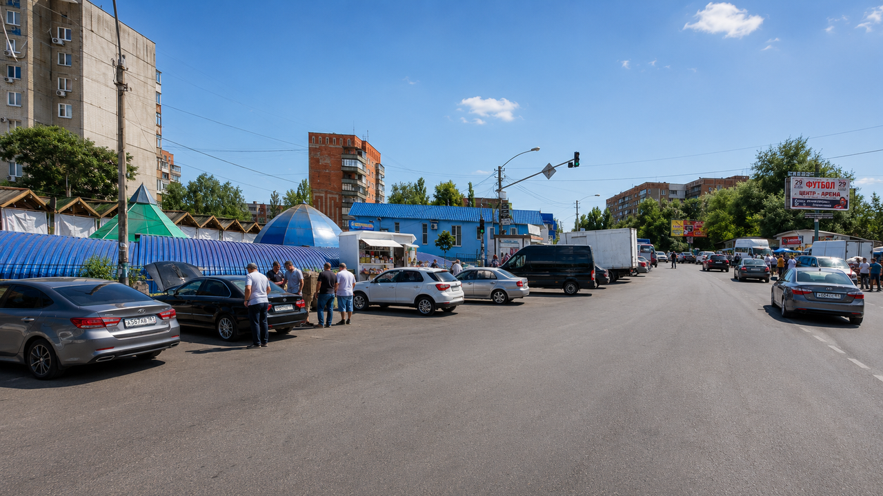 Донецк, рынок на ул. Георгия Димитрова (генерация)