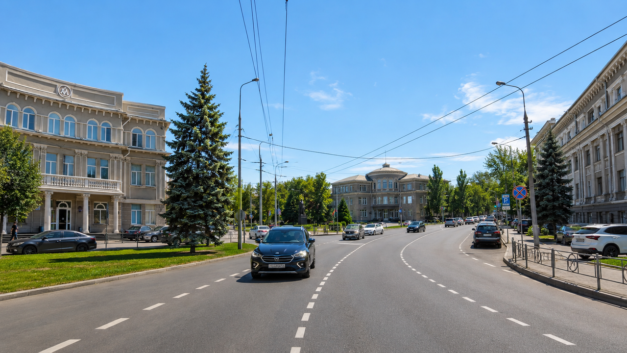 Донецк, ул. Ивана Ткаченко (генерация)