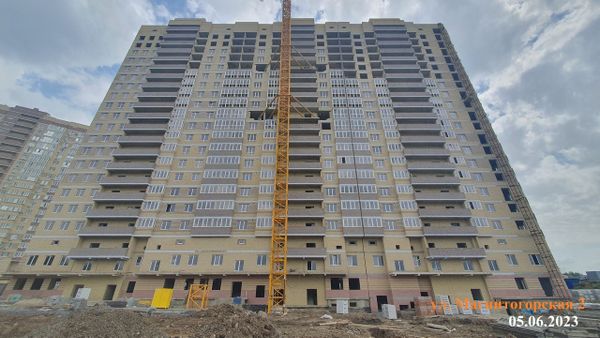 Ход строительства ЖК «Екатерининский» за Июнь 2023 г., фото №2