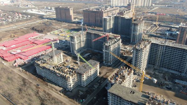 Ход строительства ЖК «Самолёт» за Январь 2023 г., фото №3