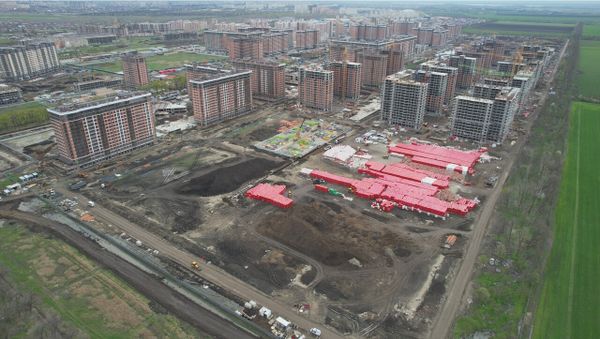 Ход строительства ЖК «Самолёт» за Апрель 2023 г., фото №5