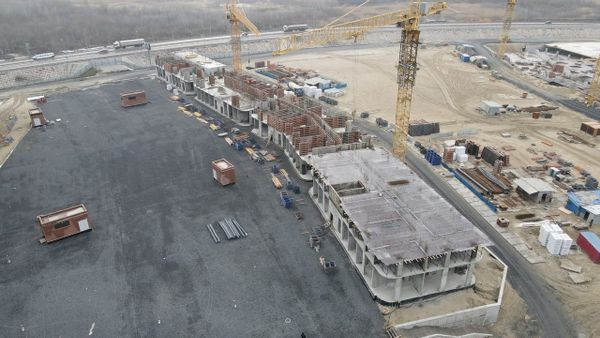 Ход строительства ЖК «Левобережье» за Январь 2023 г., фото №2