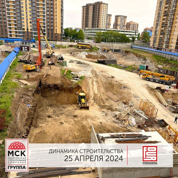 Ход строительства ЖК «Фор Премьерс» за Апрель 2024 г., фото №4