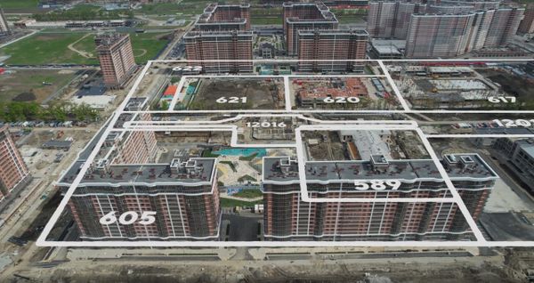 Ход строительства ЖК «Самолёт» за Апрель 2023 г., фото №2