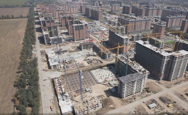 Ход строительства ЖК «Самолёт» за Август 2023 г., фото №3