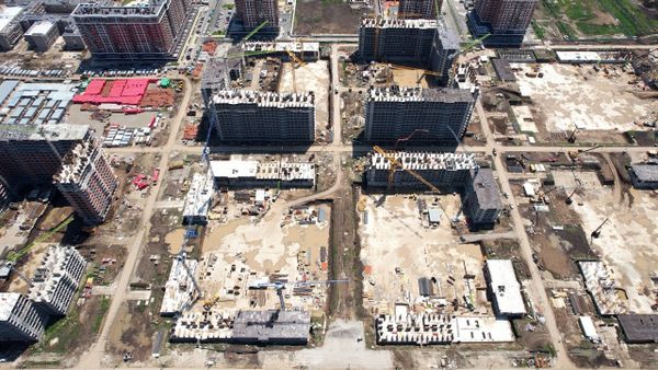 Ход строительства ЖК «Самолёт» за Июль 2023 г., фото №5
