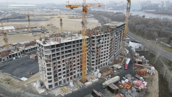 Ход строительства ЖК «Левобережье» за Январь 2023 г., фото №3