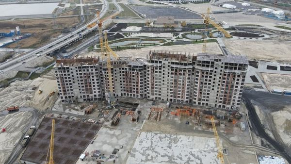 Ход строительства ЖК «Левобережье» за Ноябрь 2023 г., фото №4