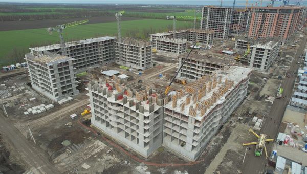 Ход строительства ЖК «Самолёт» за Апрель 2023 г., фото №4