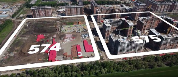 Ход строительства ЖК «Самолёт» за Май 2023 г., фото №4