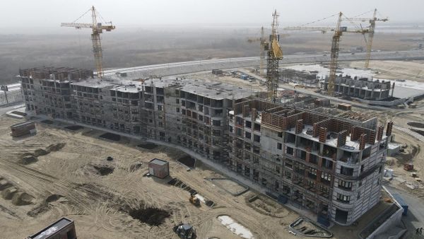 Ход строительства ЖК «Левобережье» за Март 2023 г., фото №3