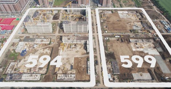 Ход строительства ЖК «Самолёт» за Июнь 2023 г., фото №5