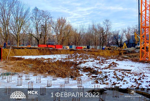 Ход строительства ЖК «Акватория» за Февраль 2022 г., фото №2