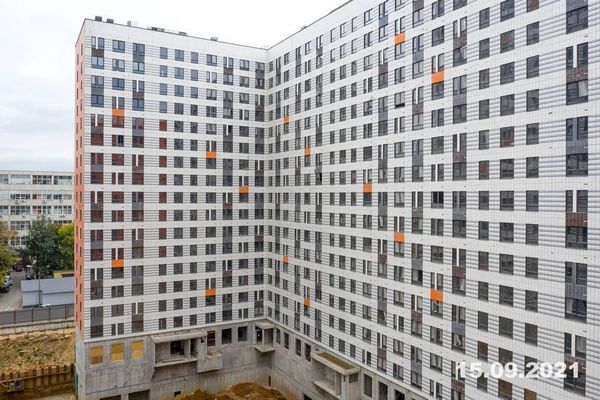 Ход строительства ЖК «Амурский парк» за Сентябрь 2021 г., фото №3