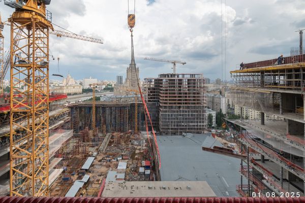 Ход строительства ЖК «Бадаевский» за Август 2025 г., фото №2