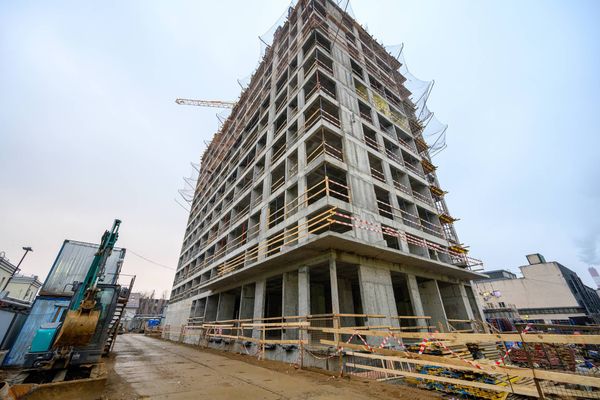 Ход строительства ЖК «ЭвоПарк Измайлово» за Февраль 2025 г., фото №5