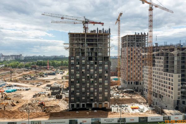 Ход строительства ЖК «Кавказский бульвар 51» за Июнь 2022 г., фото №3